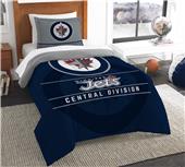 Northwest NHL Jets Twin Comforter & Sham Northwest NHL Jets Twin Comforter & Sham