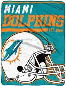 Northwest NFL Dolphins 40yd Dash Raschel Throw Northwest NFL Dolphins 40yd Dash Raschel Throw