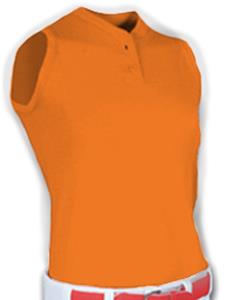 Youth 2 Button Sleeveless Softball Jersey Closeout