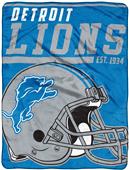 Northwest NFL Lions 40yd Dash Raschel Throw Northwest NFL Lions 40yd Dash Raschel Throw