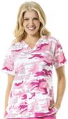 Carhartt Women's V-Neck Print Scrub Top Carhartt Women's V-Neck Print Scrub Top