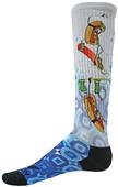 Red Lion Sublimated Hot Dog Snowboard Crew Socks Red Lion Sublimated Hot Dog Snowboard Crew Socks
