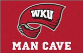 Fan Mats NCAA Western Kentucky ManCave Starter Mat Fan Mats NCAA Western Kentucky ManCave Starter Mat