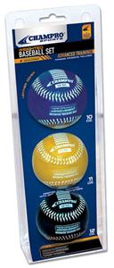 Champro Weighted Training Baseballs-Advanced Set