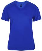 Badger Sport Ladies Ultimate V-Neck SS Tee Badger Sport Ladies Ultimate V-Neck SS Tee