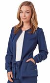 Code Happy Womens Zip Front Warm-Up Jacket Code Happy Womens Zip Front Warm-Up Jacket