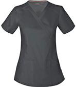 Code Happy Womens Cloud Nine Mock Wrap Top Code Happy Womens Cloud Nine Mock Wrap Top