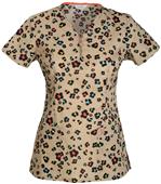 Code Happy Womens Flower Grrrl V-Neck Top Code Happy Womens Flower Grrrl V-Neck Top