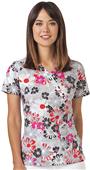 Code Happy Womens Good Ol' Daisies Mock Wrap Top Code Happy Womens Good Ol' Daisies Mock Wrap Top