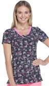 HeartSoul Womens Contemporary Fit V-Neck Scrub Top HeartSoul Womens Contemporary Fit V-Neck Scrub Top