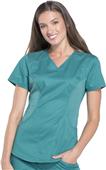 Cherokee Women's Luxe Sport Mock Wrap Scrub Top Cherokee Women's Luxe Sport Mock Wrap Scrub Top