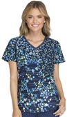 Cherokee Women's Runway Garden Getaway Scrub Top Cherokee Women's Runway Garden Getaway Scrub Top
