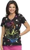Cherokee Disney Women's Before Midnight Scrub Top Cherokee Disney Women's Before Midnight Scrub Top