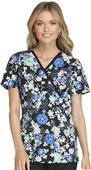 Cherokee Women's Mock Wrap Scrub Top Cherokee Women's Mock Wrap Scrub Top