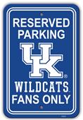 Collegiate Kentucky 12" x 18" Plastic Parking Sign Collegiate Kentucky 12" x 18" Plastic Parking Sign