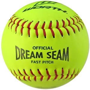 Worth 11" ASA NFHS Fastpitch Dream Seam Softballs