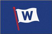 Fan Mats MLB Chicago Cubs "W" Starter Mat Fan Mats MLB Chicago Cubs "W" Starter Mat