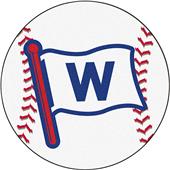 Fan Mats MLB Chicago Cubs "W" Baseball Mat Fan Mats MLB Chicago Cubs "W" Baseball Mat
