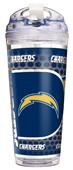 NFL L.A. Chargers Acrylic Tumbler w/ Straw NFL L.A. Chargers Acrylic Tumbler w/ Straw