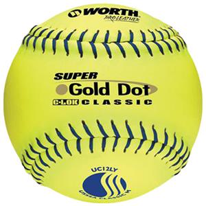 12" USSSA Super Gold Dot Mens Slowpitch Softballs