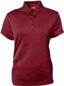 Baw Ladies Mini Stripe Cool-Tek Polo Baw Ladies Mini Stripe Cool-Tek Polo