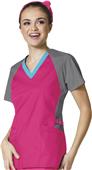 WonderFlex Womens Trinity Color Block Top WonderFlex Womens Trinity Color Block Top