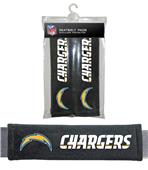 NFL Los Angeles Chargers 2 Pack Seat Belt Pads NFL Los Angeles Chargers 2 Pack Seat Belt Pads