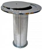 Bison VB Chrome Plated Aluminum Floor Sockets (ea) Bison VB Chrome Plated Aluminum Floor Sockets (ea)