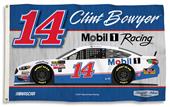 NASCAR Clint Bowyer #14 3' x 5' 2-Sided Flag NASCAR Clint Bowyer #14 3' x 5' 2-Sided Flag