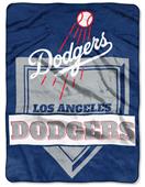 Northwest MLB LA Dodgers Home Plate Raschel Throw Northwest MLB LA Dodgers Home Plate Raschel Throw