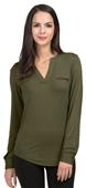 Lilac Bloom Alexandra Split Neck Top Lilac Bloom Alexandra Split Neck Top