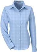 Devon & Jones Ladies Glen Plaid Shirt Devon & Jones Ladies Glen Plaid Shirt