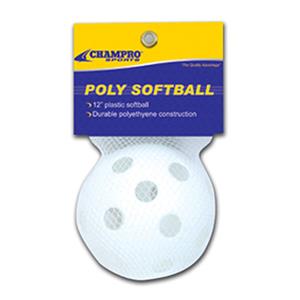 Champro 12" Poly Practice/Training Softballs