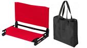 Deluxe Wide Stadium Chair & Black Bag Combo Deluxe Wide Stadium Chair & Black Bag Combo
