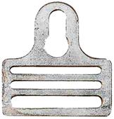 Hardware for Shoulder Pads Key Hole Fastener Hardware for Shoulder Pads Key Hole Fastener