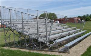 10 Row Bleachers (Without Aisles)