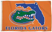 Collegiate Florida 3'x5' Flag w/State Outline Collegiate Florida 3'x5' Flag w/State Outline