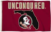 Collegiate Florida St. 3'x5' Flag w/State Outline Collegiate Florida St. 3'x5' Flag w/State Outline