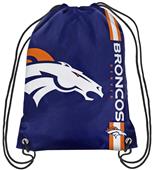 NFL Denver Broncos Drawstring Backpack NFL Denver Broncos Drawstring Backpack
