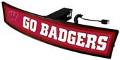 Fan Mats NCAA Go Badgers Light Up Hitch Cover Fan Mats NCAA Go Badgers Light Up Hitch Cover