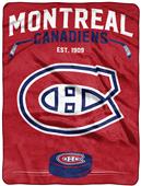 Northwest NHL Montreal "Inspired" Raschel Throw Northwest NHL Montreal "Inspired" Raschel Throw