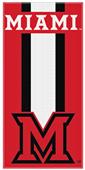 Northwest NCAA Miami of Ohio Zone Read Beach Towel Northwest NCAA Miami of Ohio Zone Read Beach Towel