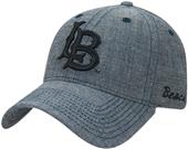 Cal State Long Beach Structured Washed Denim Cap Cal State Long Beach Structured Washed Denim Cap