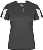 Badger Ladies/Girls Stricker Placket Jersey Badger Ladies/Girls Stricker Placket Jersey