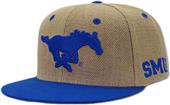 Southern Methodist Univ Heavy Jute Snapback Cap Southern Methodist Univ Heavy Jute Snapback Cap