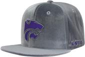 WRepublic Kansas State Univ Velvet Snapback Cap WRepublic Kansas State Univ Velvet Snapback Cap