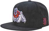 Fresno State Faux Suede Snapback Cap Fresno State Faux Suede Snapback Cap