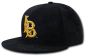 Cal State Long Beach Faux Suede Snapback Cap Cal State Long Beach Faux Suede Snapback Cap