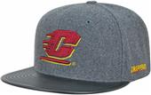 Central Michigan Univ Melton Vinyl Snapback Cap Central Michigan Univ Melton Vinyl Snapback Cap
