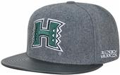 University of Hawaii Melton Vinyl Snapback Cap University of Hawaii Melton Vinyl Snapback Cap